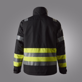 Snickers - Vinterjakke 1134 Sort/Hi-vis gul