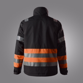 Snickers - Vinterjakke 1134 Sort/Hi-vis orange