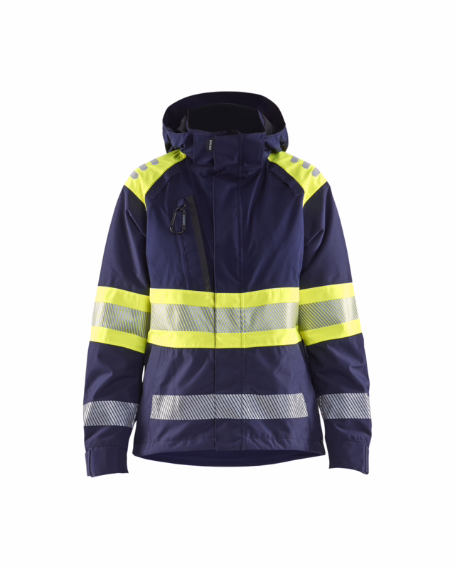 Skaljakke Hi-vis Dame 4430 Marineblå/gul, str. XL