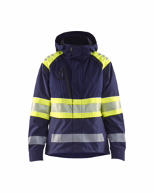 Blåkläder - Skaljakke Hi-vis Dame 4430 Marineblå/gul