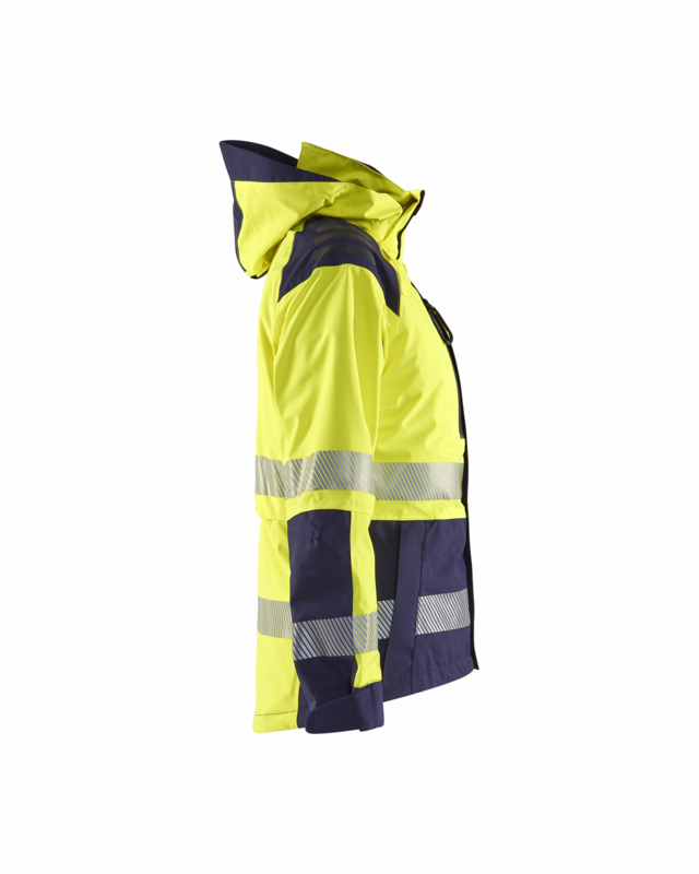 Skaljakke 4436 Dame Hi-vis Gul/Marineblå, str. XL