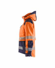 Blåkläder - Skaljakke 4436 Dame Hi-vis Orange/Marineblå