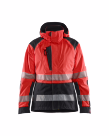 Blåkläder - Skaljakke 4436 Dame Hi-vis Rød/Sort