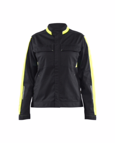 Blåkläder - Arbejdsjakke Dame 4443 Hi-vis Sort/Gul