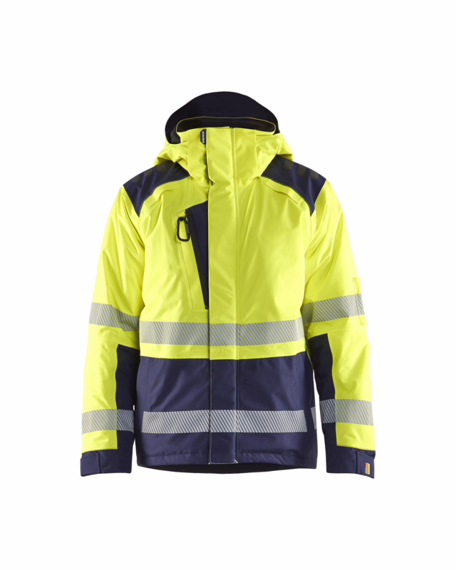 Vinterjakke Hi-vis 4455 Gul/marineblå, str. 2XL