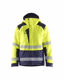 Blåkläder - Vinterjakke Hi-vis 4455 Gul/marineblå