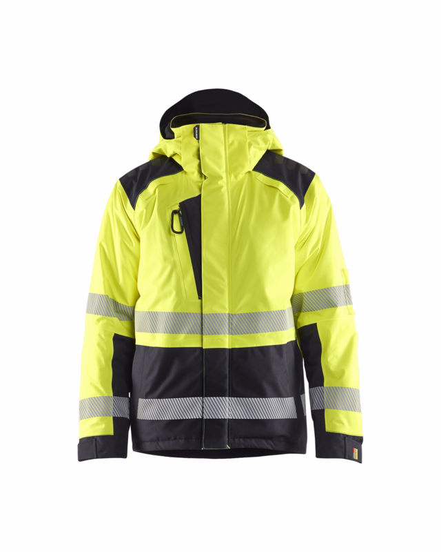 Vinterjakke Hi-vis 4455 Gul/Sort, str. L