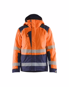 Blåkläder - Vinterjakke 4455 Hi-vis Orange/Marineblå