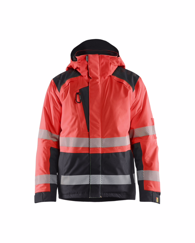 Vinterjakke 4455 Hi-vis Rød/Sort, str. 2XL