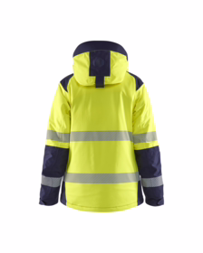Blåkläder - Vinterjakke 4456 Dame Hi-vis Gul/Marineblå