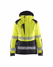 Blåkläder - Vinterjakke 4456 Dame Hi-vis Gul/Sort