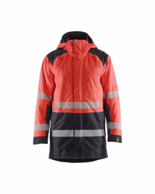 Blåkläder - Vinterjakke 4457 Hi-vis Rød/Sort