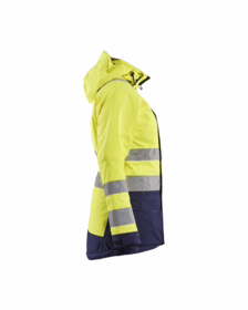 Blåkläder - Vinterparka jakke Dame Hi-vis 4472 gul/marineblå