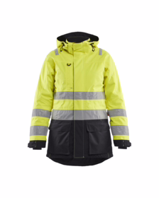 Blåkläder - Vinterparka jakke Dame Hi-vis 4472 gul/sort
