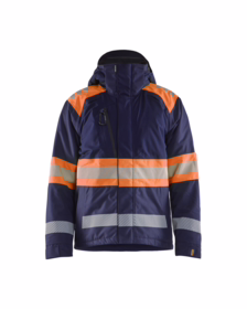 Blåkläder - Vinterjakke Hi-vis 4480 Marineblå/orange
