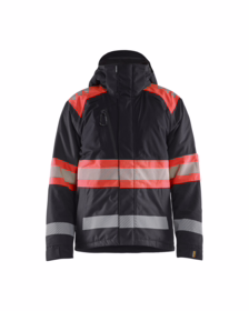 Blåkläder - Vinterjakke Hi-vis 4480 Sort/rød
