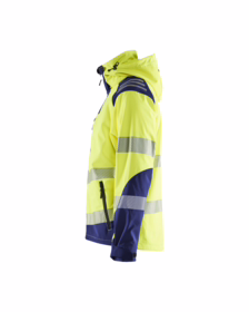 Blåkläder - Hi-viz Softshell jakke 44912513 Gul/Marineblå