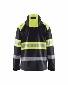 Blåkläder - Softshell jakke Hi-vis 4494 sort/gul