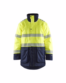 Blåkläder - Vinterjakke 4527 Hi-vis Gul/Marineblå