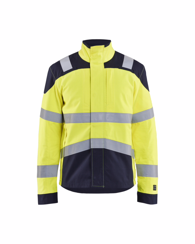 Arbejdsjakke Hi-vis 4089 gul/marineblå, str. 4XL