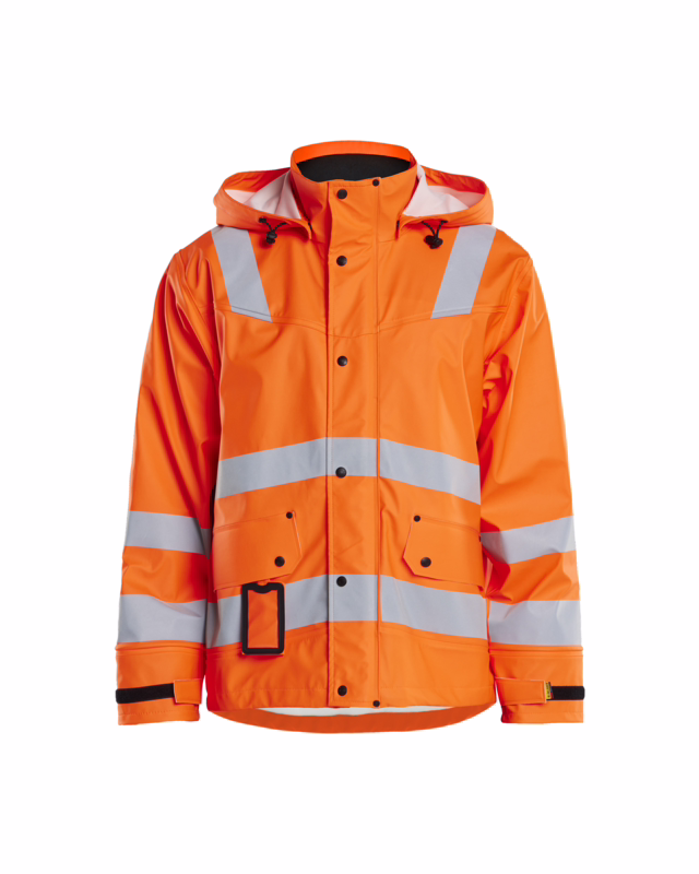 Regnjakke Hi-vis 4302 orange, str. S