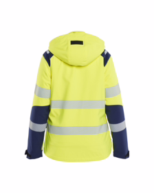Blåkläder - Vintersoftshell jakke Dame Hi-vis 4401 Gul/Marineblå