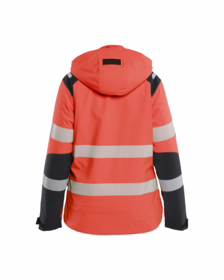 Blåkläder - Vintersoftshell jakke Dame Hi-vis 4401 Rød/sort
