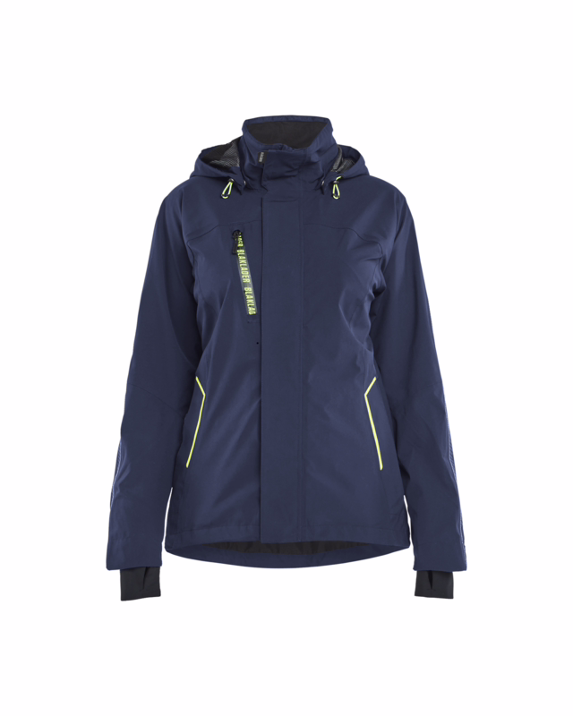 Skaljakke Dame 4403 Mørk Marineblå/gul, str. XS