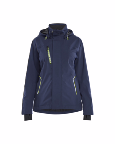 Blåkläder - Skaljakke Dame 4403 Mørk Marineblå/gul