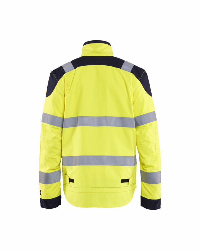 Arbejdsjakke Hi-vis 4418 Gul/Marineblå, str. XL