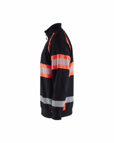 Blåkläder - Sweatshirt Hi-vis 3553 Sort/rød