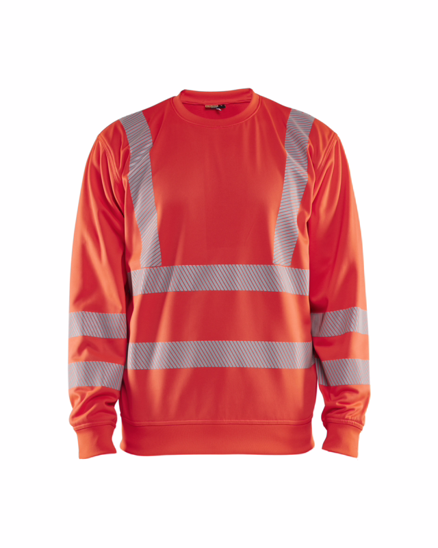 Sweatshirt 3562 Hi-vis Rød, str. 4XL