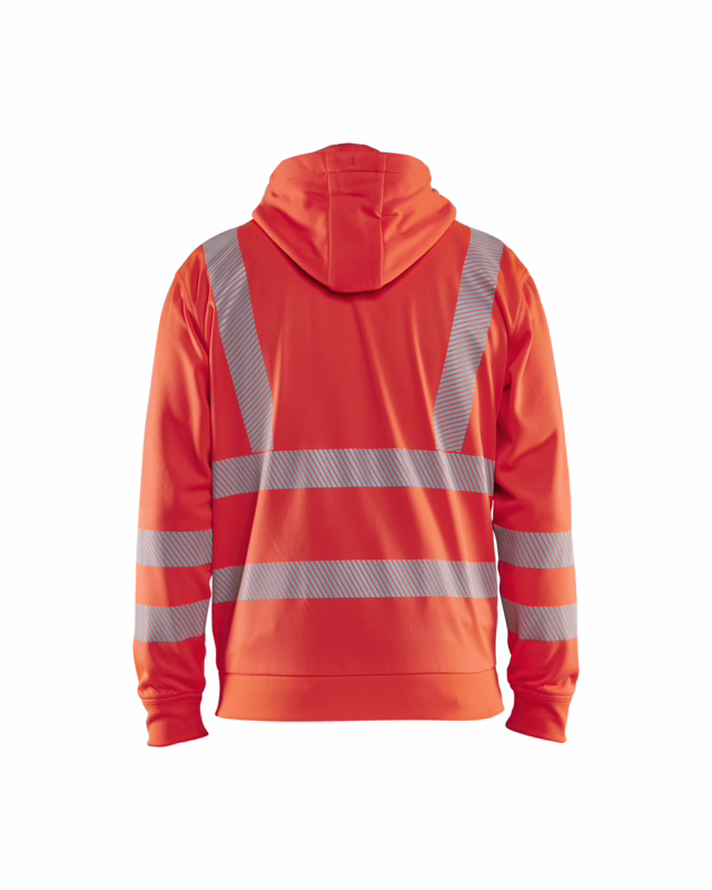 Hættetrøje 3565 Hi-vis Rød, str. L