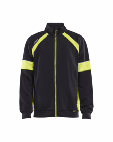 Blåkläder - Sweatshirt m/lyn 3567 Sort/gul