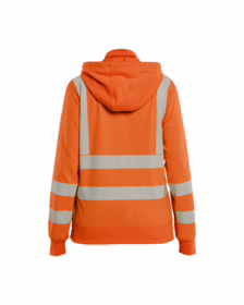 Blåkläder - Sweatshirt Dame m/aftagelig hætte Hi-vis 3574 orange