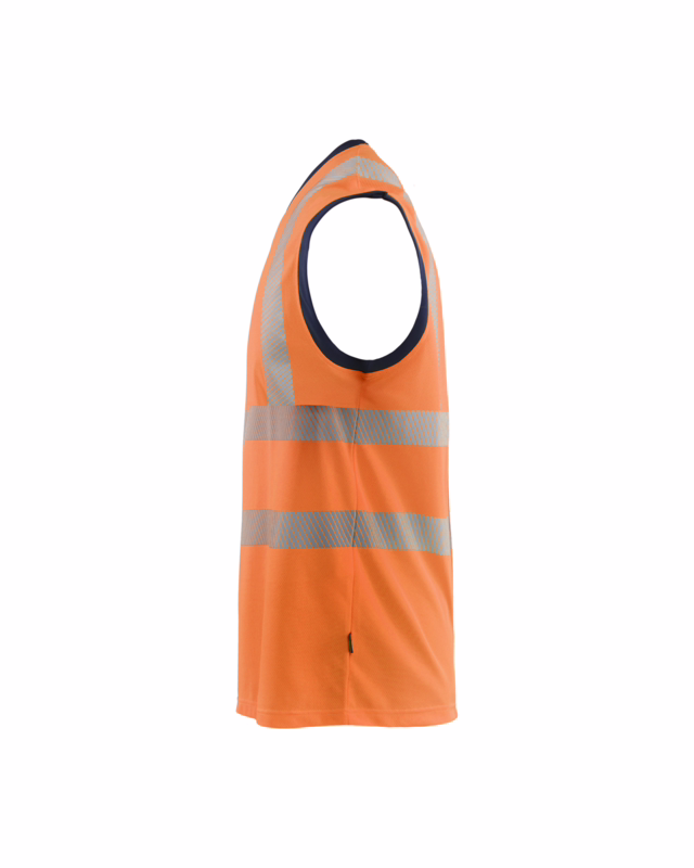 Tank top Hi-vis 3575 Orange/marineblå, str. L/XL