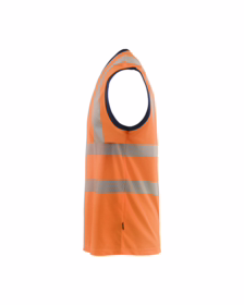 Blåkläder - Tank top Hi-vis 3575 Orange/marineblå