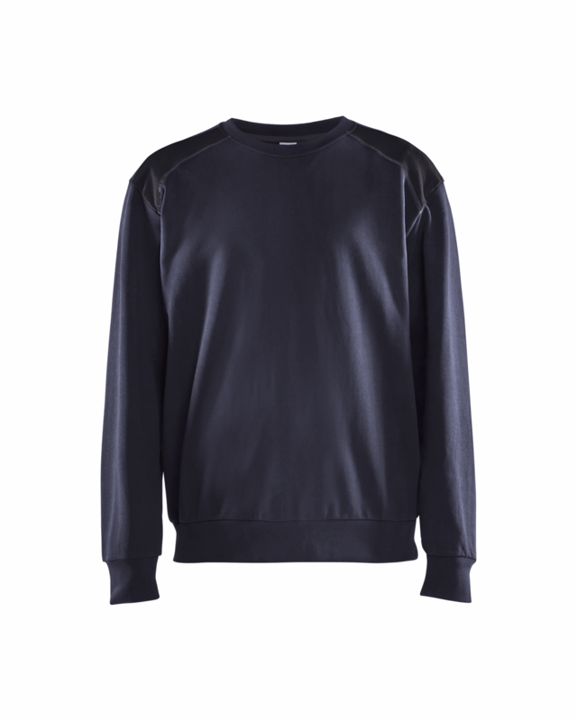 Sweatshirt 3580 mørk marineblå/sort, str. M