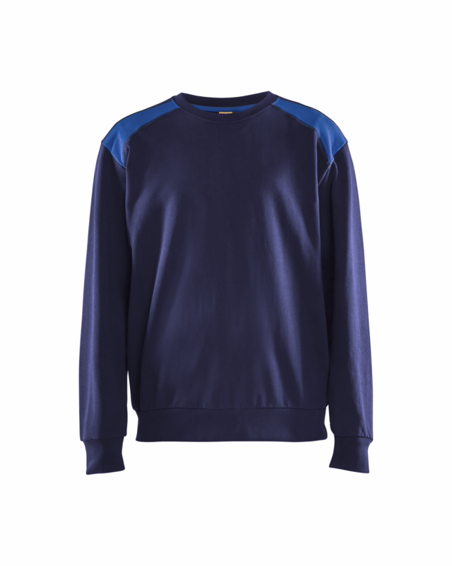 Sweatshirt 3580 marineblå/koboltblå, str. M
