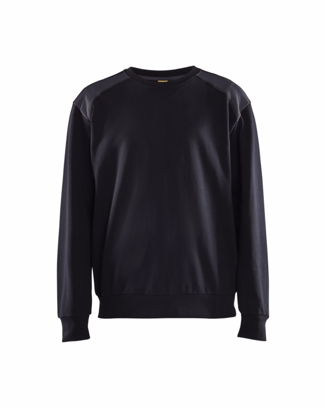 Sweatshirt 3580 sort/mellemgrå, str. 2XL