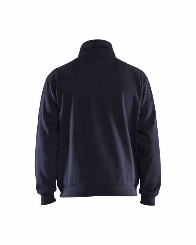 Sweatshirt 3587 Half zip Mørk Marineblå, str. 3XL