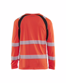 Blåkläder - T-shirt L/Æ 3599 Hi-vis Rød/sort