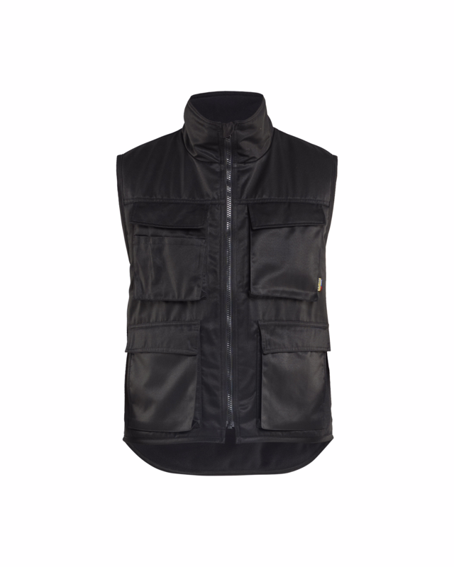 Vinter vest 3801 sort, str. 4XL