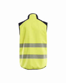 Blåkläder - Softshell vest 3849 High Vis Gul/Marineblå