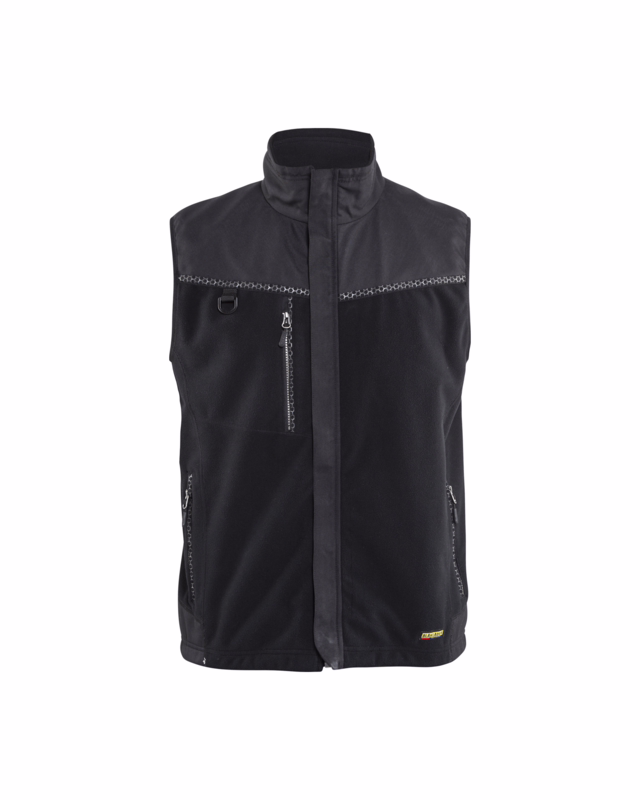 Fleece Vest 3855 sort, str. XL