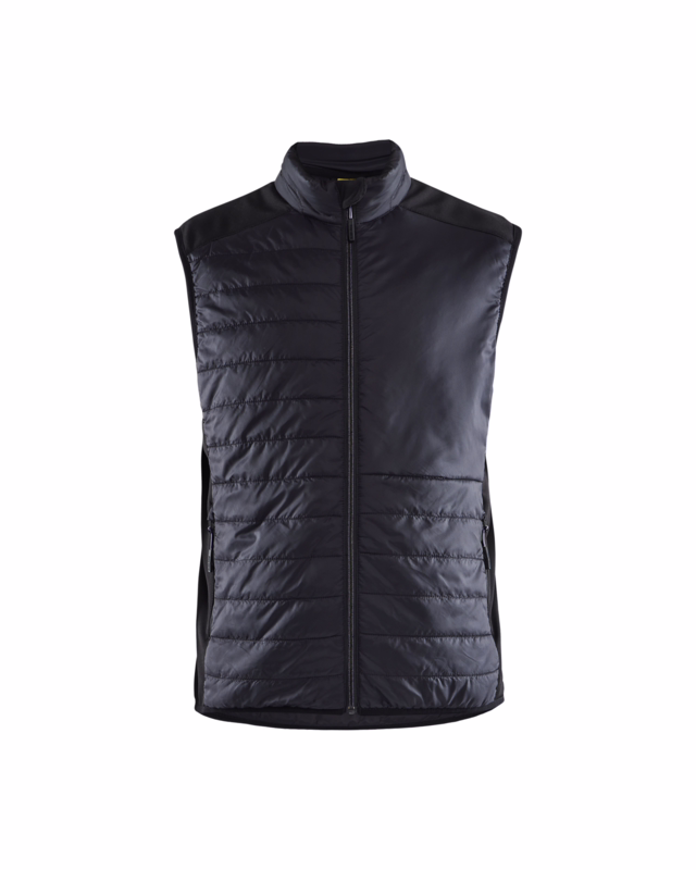 Vest 3863 sort/mørk grå, str. S