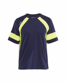 Blåkläder - T-shirt 3523 Marineblå/Gul