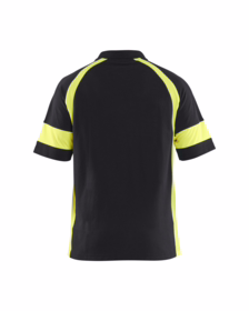 Blåkläder - Poloshirt 3528 Sort/Hi-vis Gul