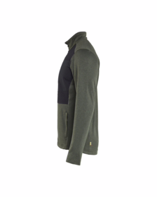 Blåkläder - Sweatshirt m/lyn 3548 Efterårsgrøn/sort