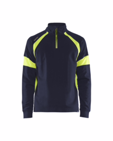 Blåkläder - Sweatshirt 3550 marineblå/gul